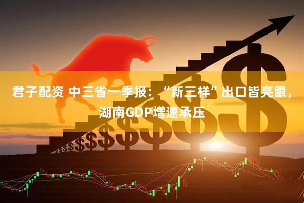 君子配资 中三省一季报：“新三样”出口皆亮眼，湖南GDP增速承压